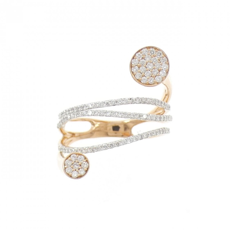 Nhẫn kim cương K18PG/K18WG 0.57CT - Hàng hiệu Chính hãng 851266