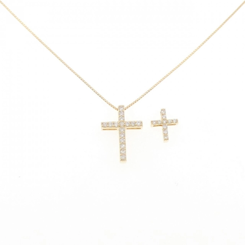 K18YG 2WAY Dây chuyền kim cương 0.23CT - Hàng hiệu Authentic 856722