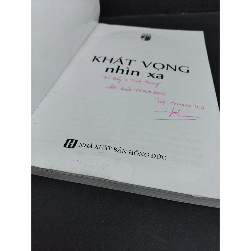 Khát vọng nhìn xa mới 80% ố có viết trang đầu tróc nhẹ bìa 2015 HCM1001 ABA KỸ NĂNG 918585