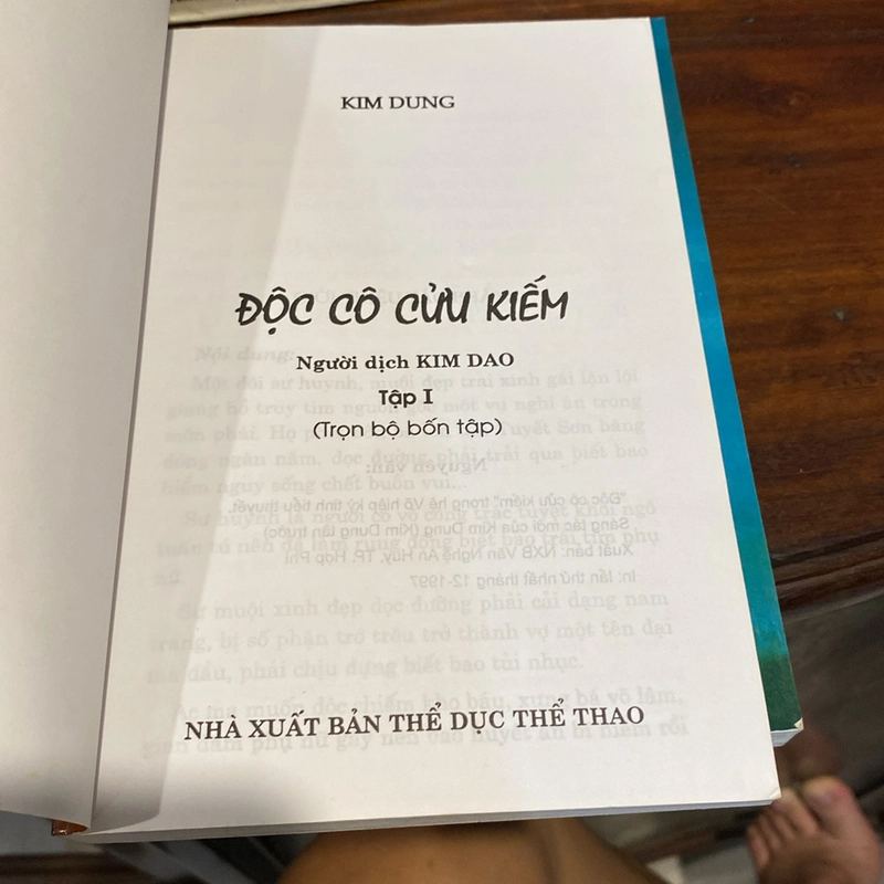 ĐỘC CÔ CỬU KIẾM, TRỌN BỘ 4 TẬP - KIM DUNG (XB 2006) 495552