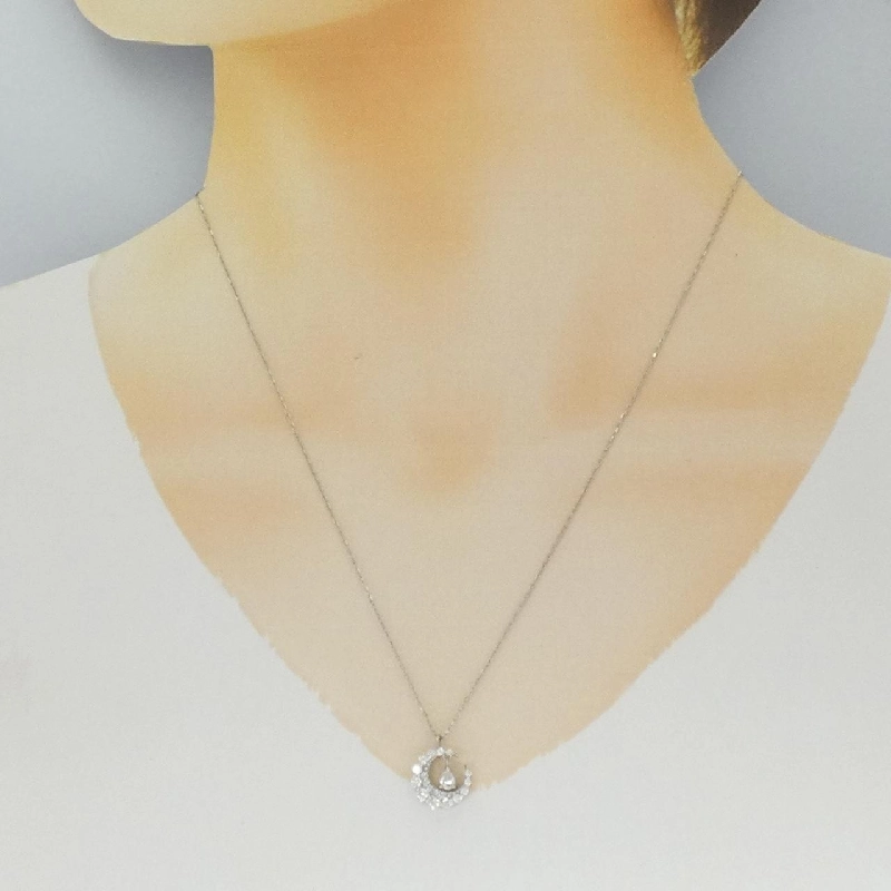 Dây chuyền kim cương PT900/PT850 0.13CT - Hàng hiệu Authentic 859184