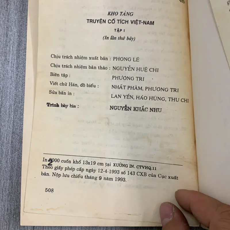 Kho tàng truyện cổ tích việt nam. Combo tập 1 và 5. 3a4 718661