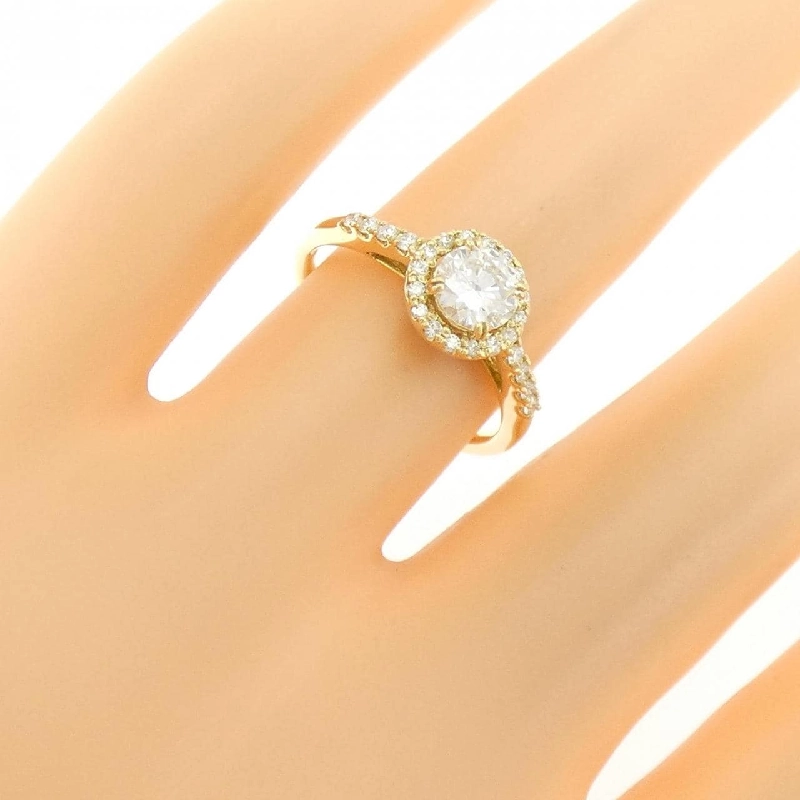 Nhẫn kim cương K18YG 0.500CT H VS1 VG - Hàng hiệu Chính hãng 872810