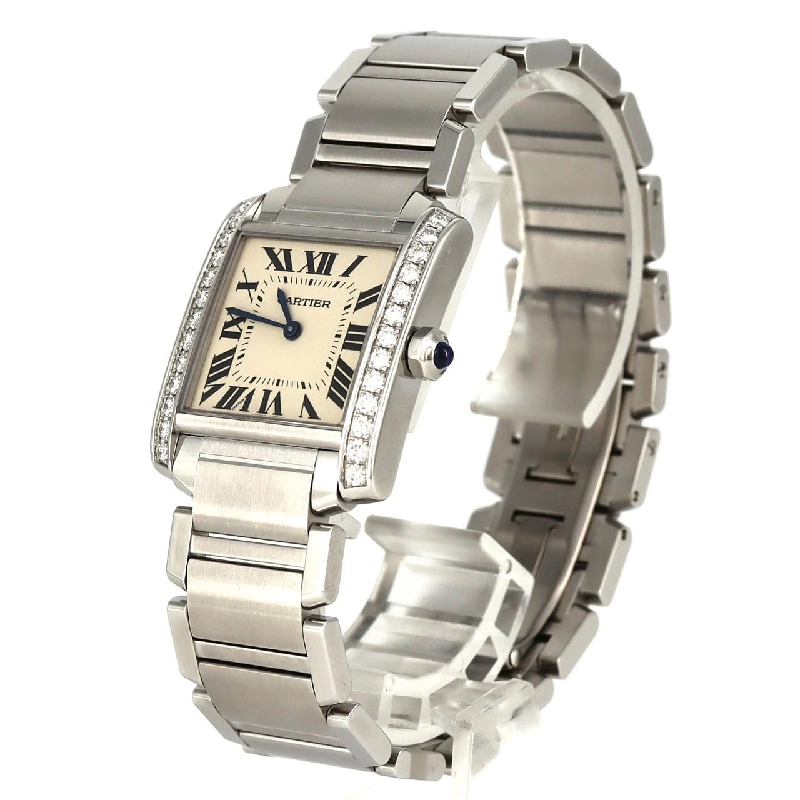 Cartier Tank Française MM/D W4TA0009 SS Quartz - Hàng hiệu Authentic 872708