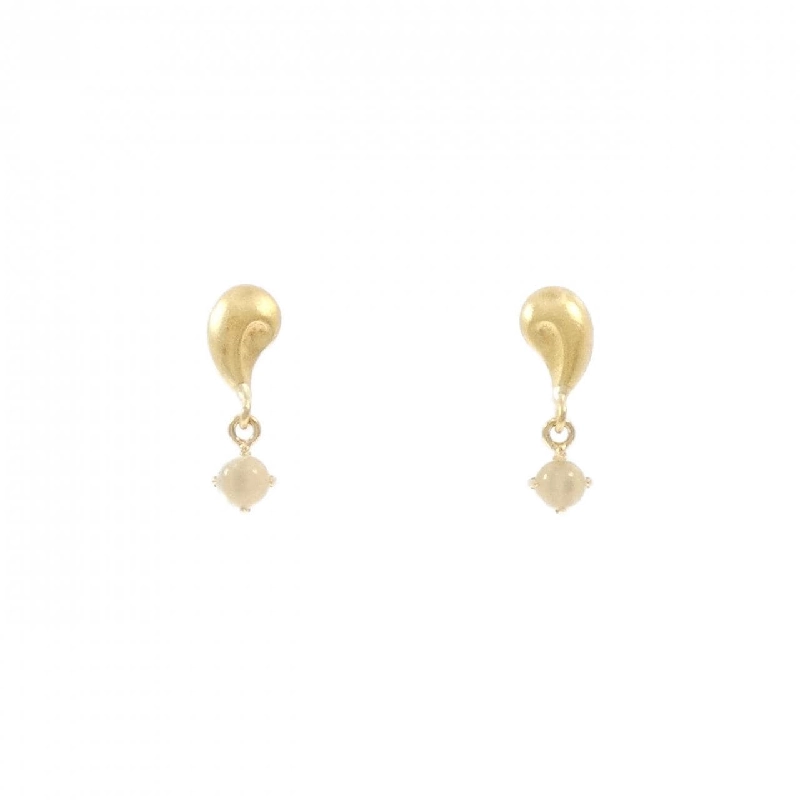 K18YG Bông tai Đá mặt trăng - Hàng hiệu Chính hãng 869537