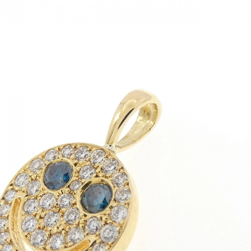 Mặt dây chuyền nhỏ hình mặt cười kim cương - Hàng hiệu Authentic 845310