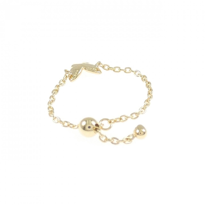 Nhẫn kim cương bướm K18YG 0.01CT - Hàng hiệu Authentic 850627