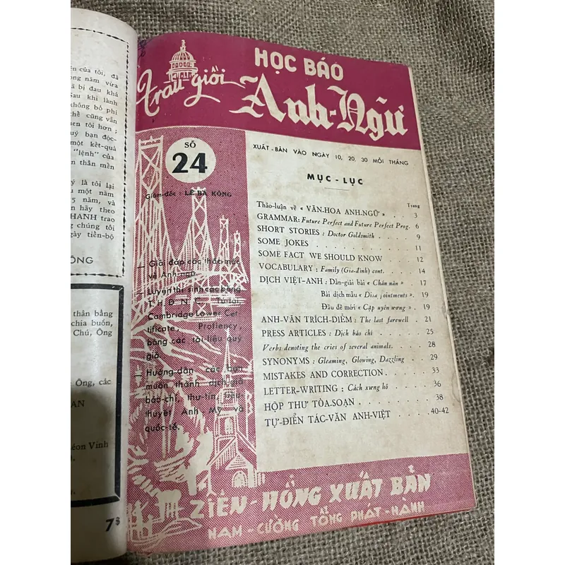 Học báo Anh Ngữ | Lê Bá Kông  | 10 số từ 21-30, chất lượng tốt 570475