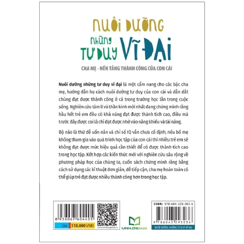 Nuôi Dưỡng Những Tư Duy Vĩ Đại - Wendy Berliner, Deborah Eyre 229518