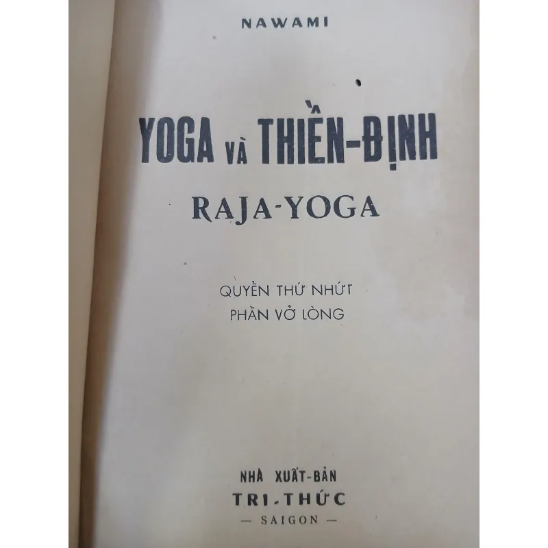 YOGA THIỀN ĐỊNH - NAWAMI 932755