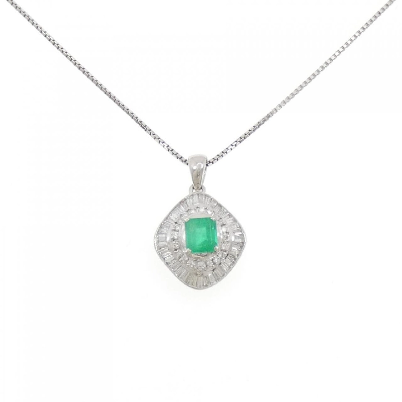 Dây chuyền ngọc lục bảo PT900/PT850 0.96CT - Hàng hiệu Authentic 856761