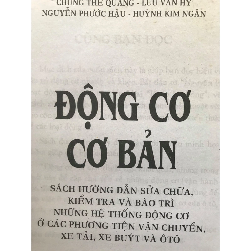 ĐỘNG CƠ (Cơ bản) 475023