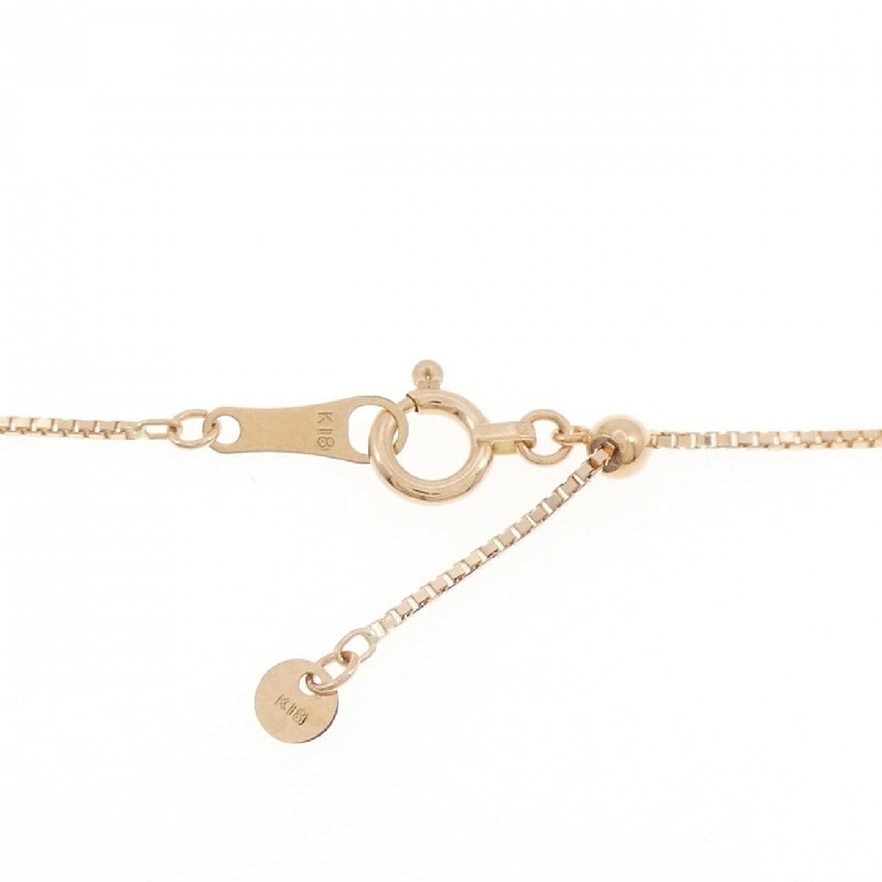 K18PG Mặt dây chuyền hình móng ngựa kim cương 0.09CT - Hàng hiệu Chính hãng 857364