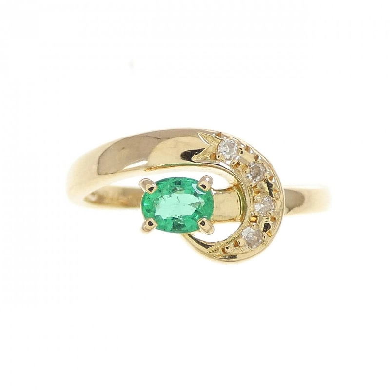 Nhẫn Emerald K18YG 0.17CT - Hàng hiệu Chính hãng 848524