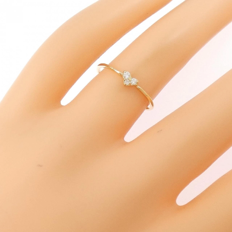 Nhẫn kim cương hình trái tim K18YG 0.05CT - Hàng hiệu chính hãng 853464