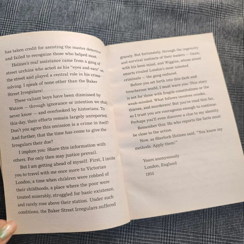 Sherlock Holmes and the Baker Street Irregulars: The Mystery of the Conjured Man 695987