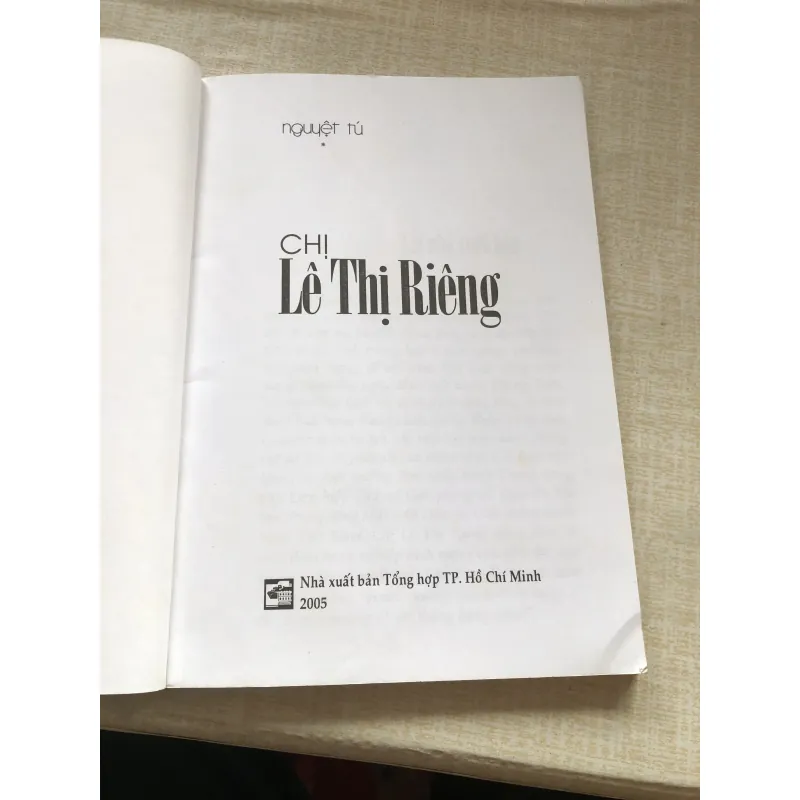 Chị Lê Thị Riêng- Nguyệt Tú 971199