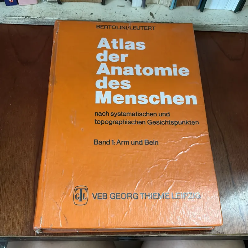 II Atlas der Anatomie des Menschen - Band 1 + 2 - Bertolini, Leutert - 1987 593995
