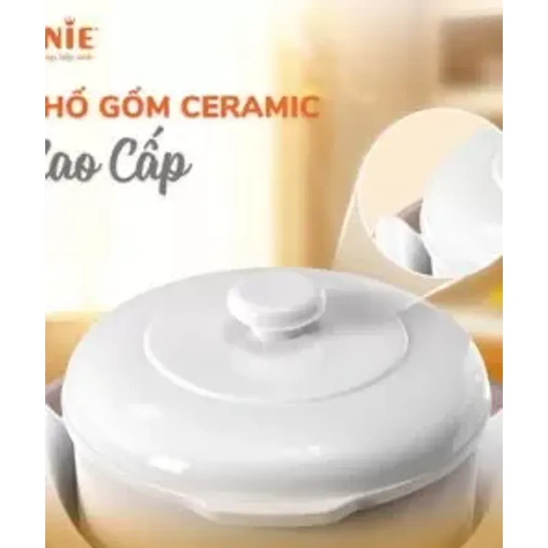 Nồi nấu chậm UNIE USC102W – Thố gốm Ceramic cao cấp, giữ trọn dinh dưỡng! 🍲✨ 716013