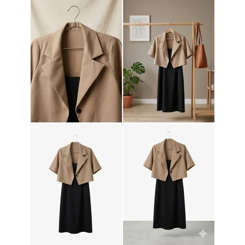 Set Blazer + Váy đen - Mặc 1 lần duy nhất 1033458