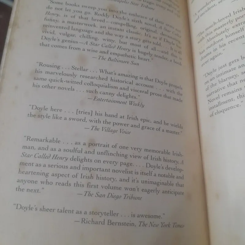 Roddy Doyle - A STAR CALLED HENRY 799558