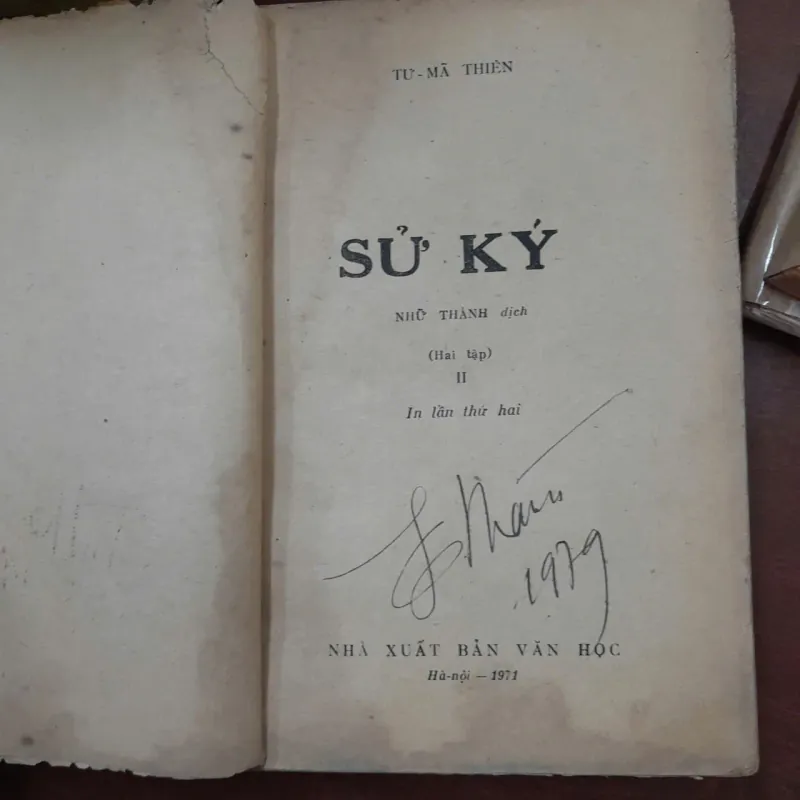 SỬ KÝ - TƯ MÃ THIÊN (NHỮ THÀNH DỊCH) 755845