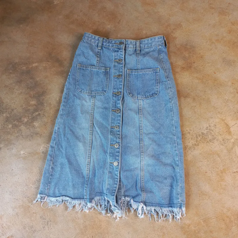 Chân váy jean dài 932342