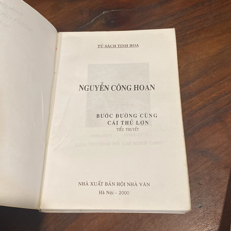 TUYỂN TẬP NGUYỄN CÔNG HOAN, TRỌN BỘ 3 TẬP, XUẤT BẢN NĂM 2000 499796