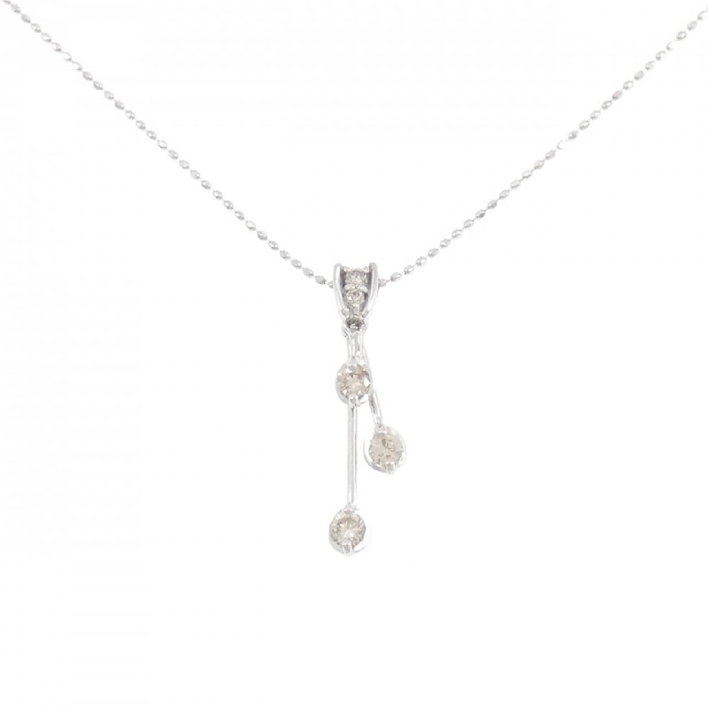 K18WG Dây chuyền kim cương 0.30CT - Hàng hiệu Chính hãng 857320