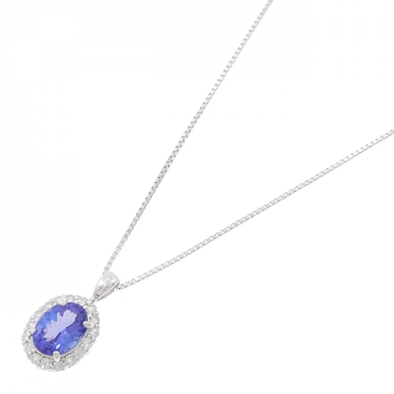 K18WG Đá Tanzanite Dây Chuyền 1.21CT - Hàng hiệu Chính hãng 862736