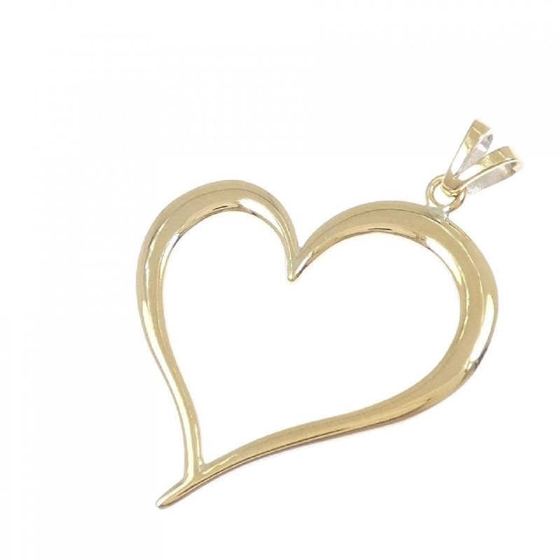 K18YG/K18WG Mặt dây chuyền hình trái tim - Hàng hiệu Authentic 870743