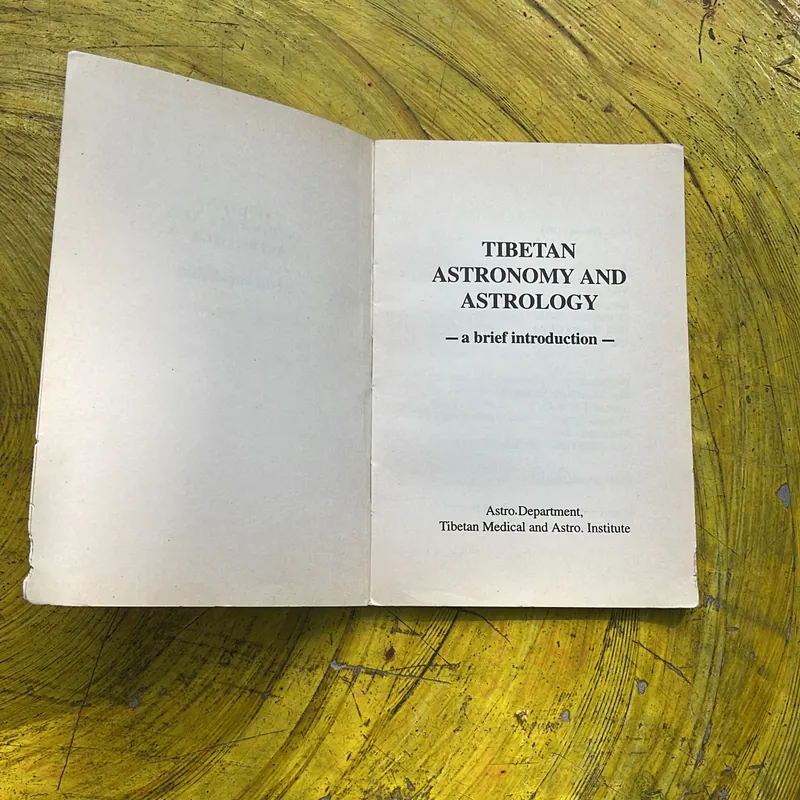 TIBETAN ASTRONOMY ASTROLOGY- A BRIEF INTRODUCTION  712229