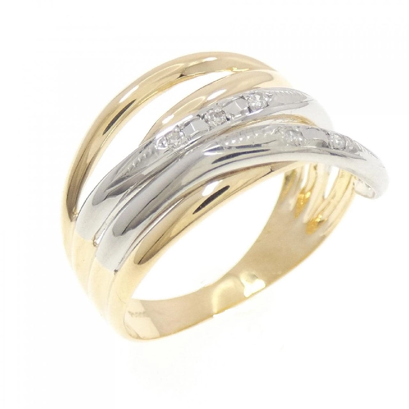 Nhẫn kim cương K18YG/PT 0.03CT - Hàng hiệu Chính hãng 855677