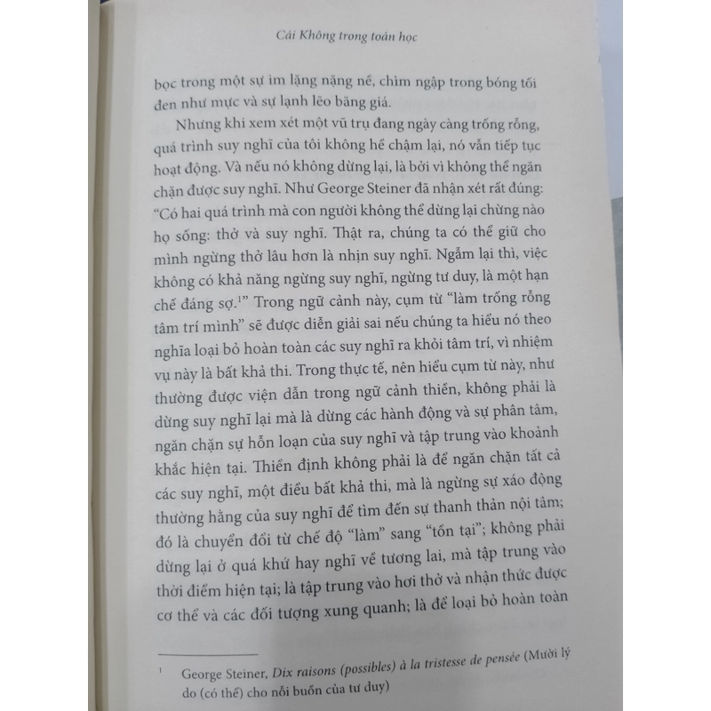 SỰ ĐẦY CỦA CÁI KHÔNG - TRỊNH XUÂN THUẬN 527035