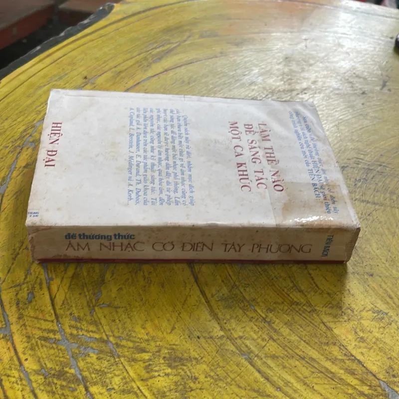 ĐỂ THƯỞNG THỨC ÂM NHẠC CỔ ĐIỂN TÂY PHƯƠNG - TIẾN BÁCH- xuất bản 1973 996854