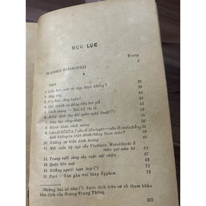 V. MAIAKOPXKI- TUYỂN THƠ- HOÀNG NGỌC HIẾN dịch và giới thiệu 747880