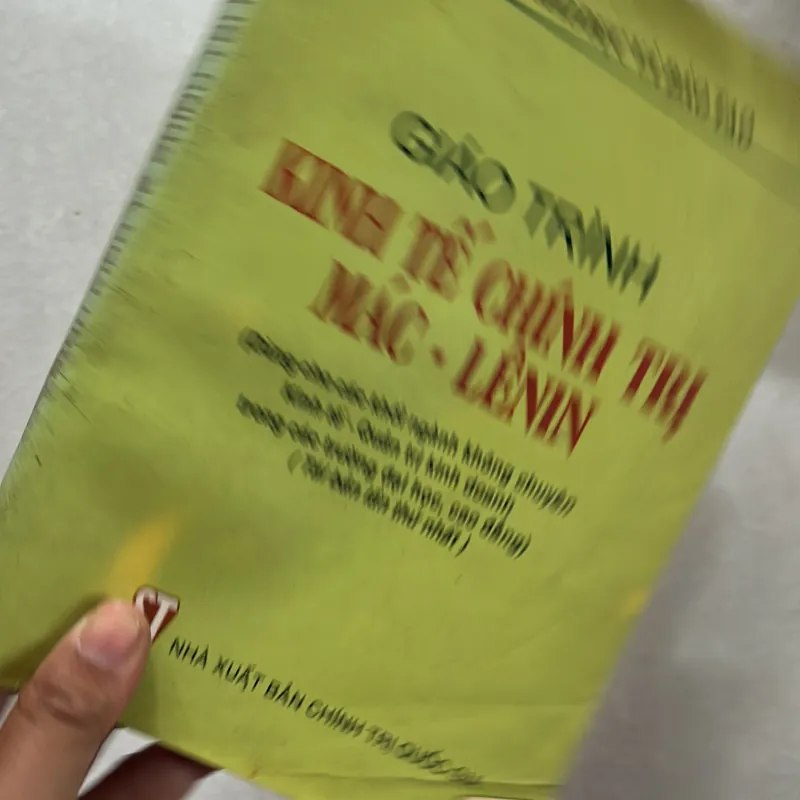 Giáo trình kinh tế chính trị Mác-Lênin 801013