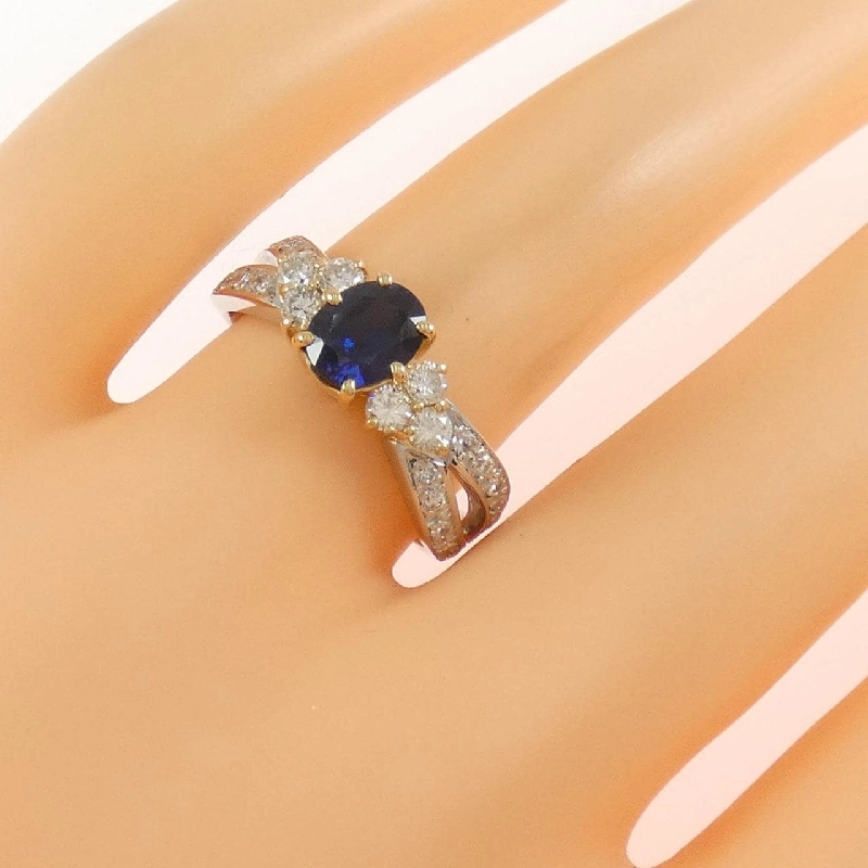 Nhẫn Sapphire PT900/K18YG 0.92CT 667432