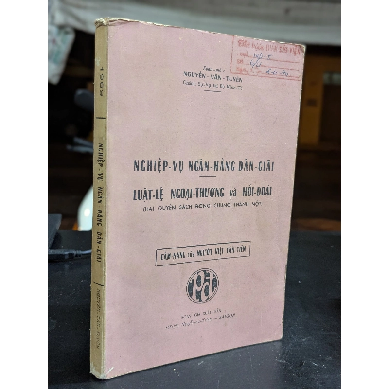 NGHIỆP VỤ NGÂN HÀNG DẪN GIẢI - NGUYỄN VĂN TUYỀN 183477