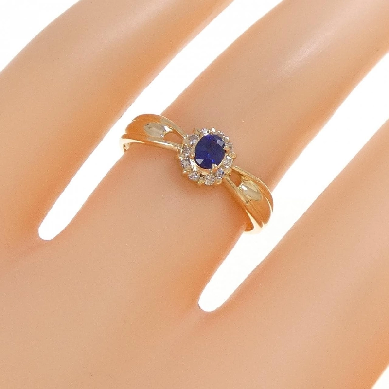 Nhẫn Sapphire K18YG 0.16CT 669961