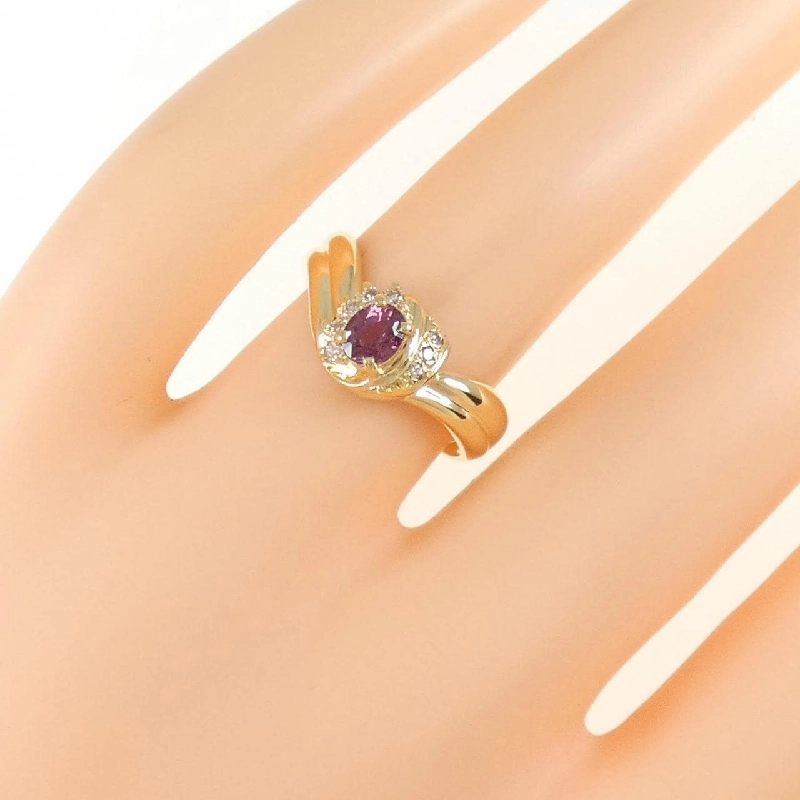 Nhẫn ruby K18YG 0.40CT 672428