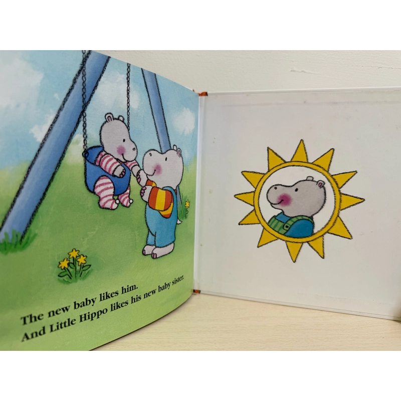 📘Little  Hippo's New baby (a lift-the-flap story) 🦛 527358