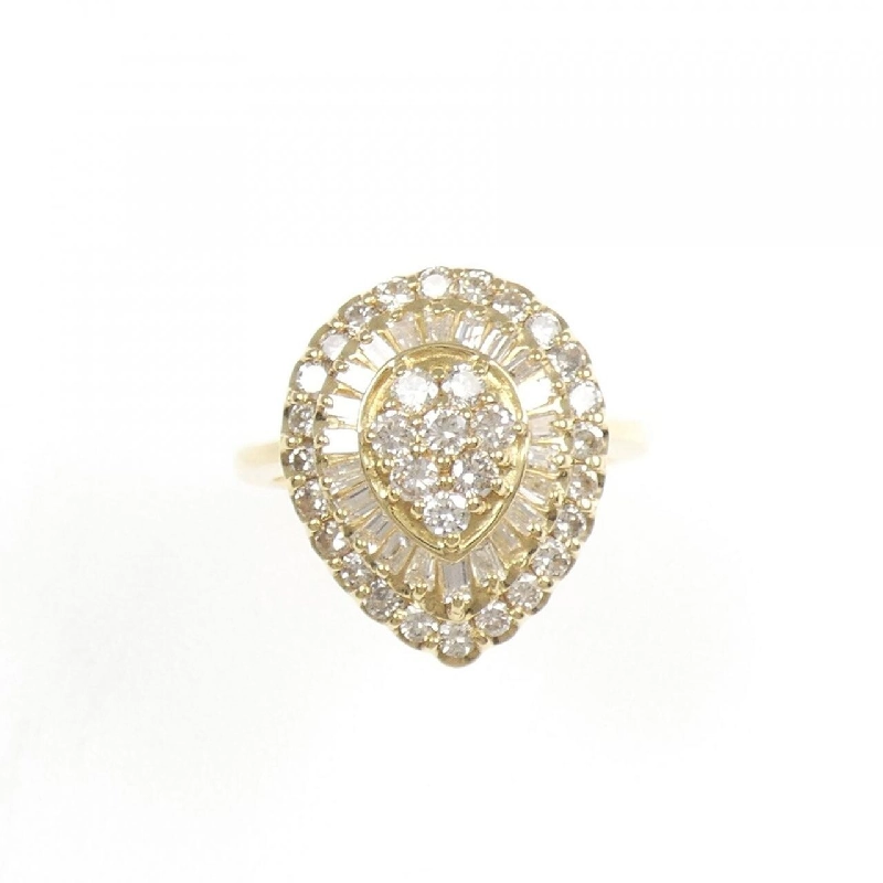 Nhẫn kim cương K18YG 1.30CT 671029