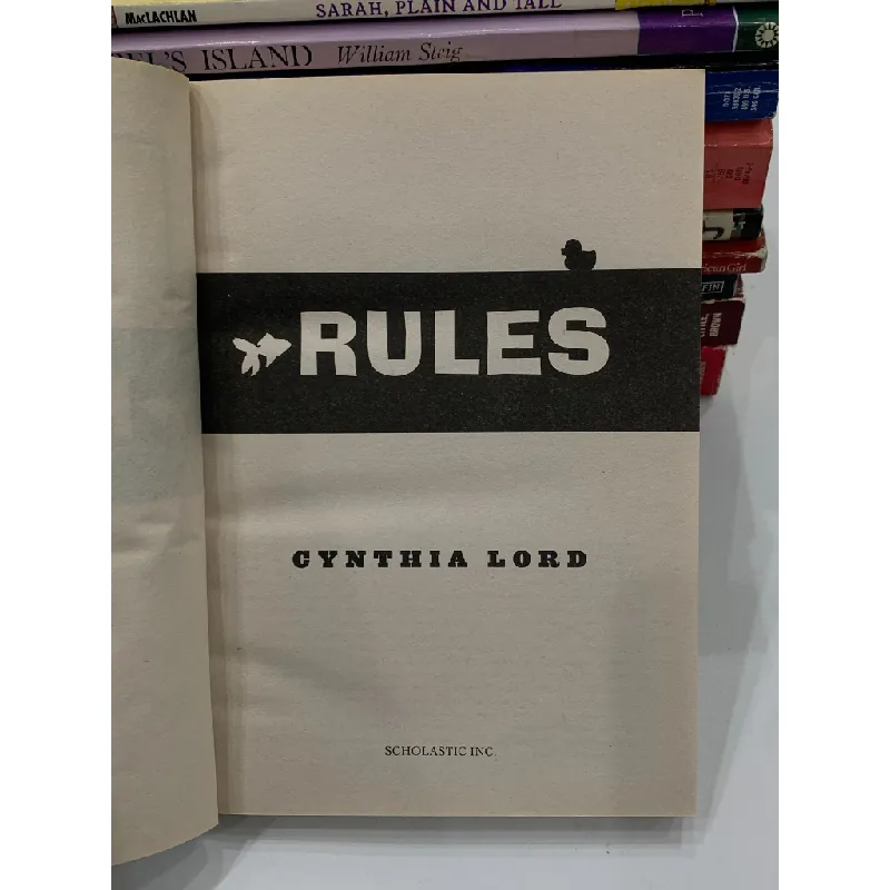 Rules – Cynthia Lord 559620