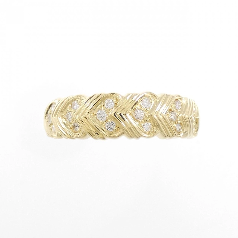 Nhẫn kim cương K18YG 0.14CT 670184