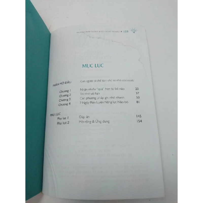 Cải thiện năng lực trí não 1 Tony Buzan năm 2014 mới đã 70% ố bẩn ẩm HPB.HCM2211 29760