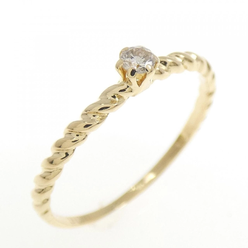 Nhẫn kim cương K18YG 0.06CT - Hàng hiệu Authentic 853809