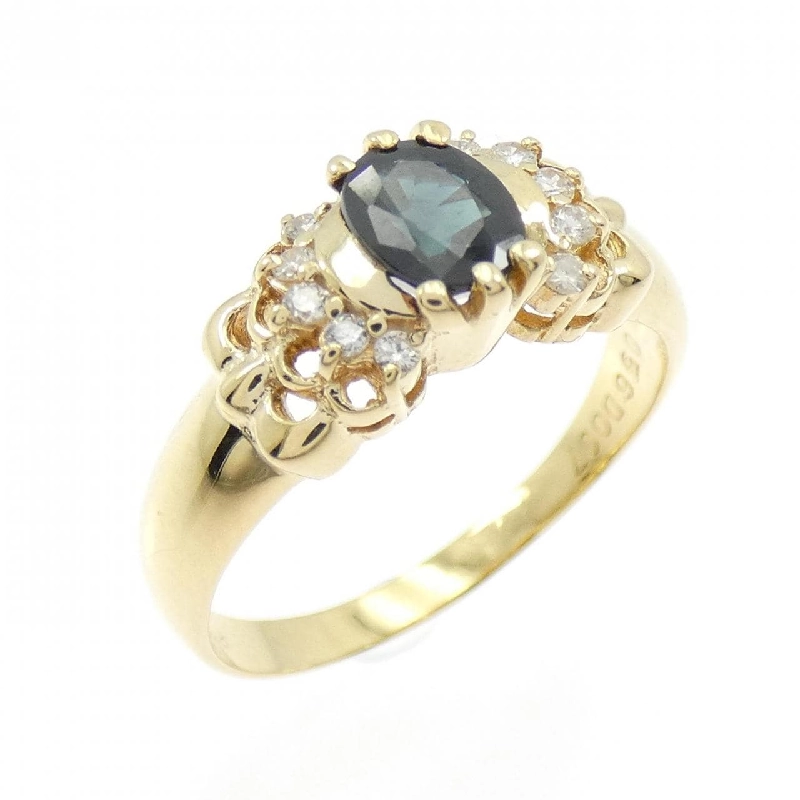 Nhẫn Sapphire K18YG 0.56CT - Hàng hiệu Chính hãng 850396