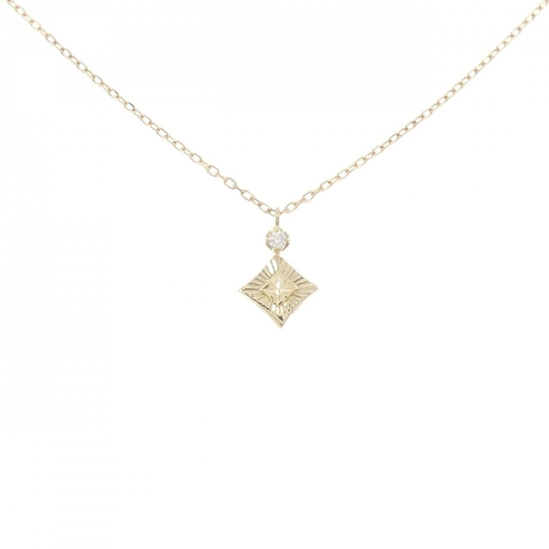 K10YG Dây chuyền kim cương 0.01CT - Hàng hiệu chính hãng 860092