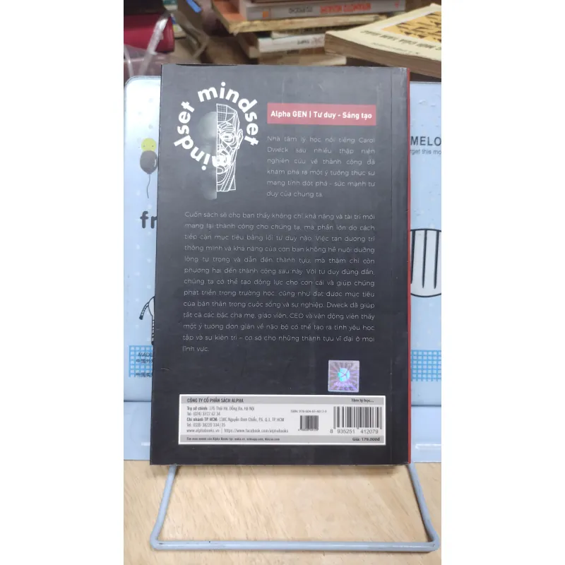 Sách: Tâm lý học thành công - TG: Carol S.Dweck (B3) 1044108